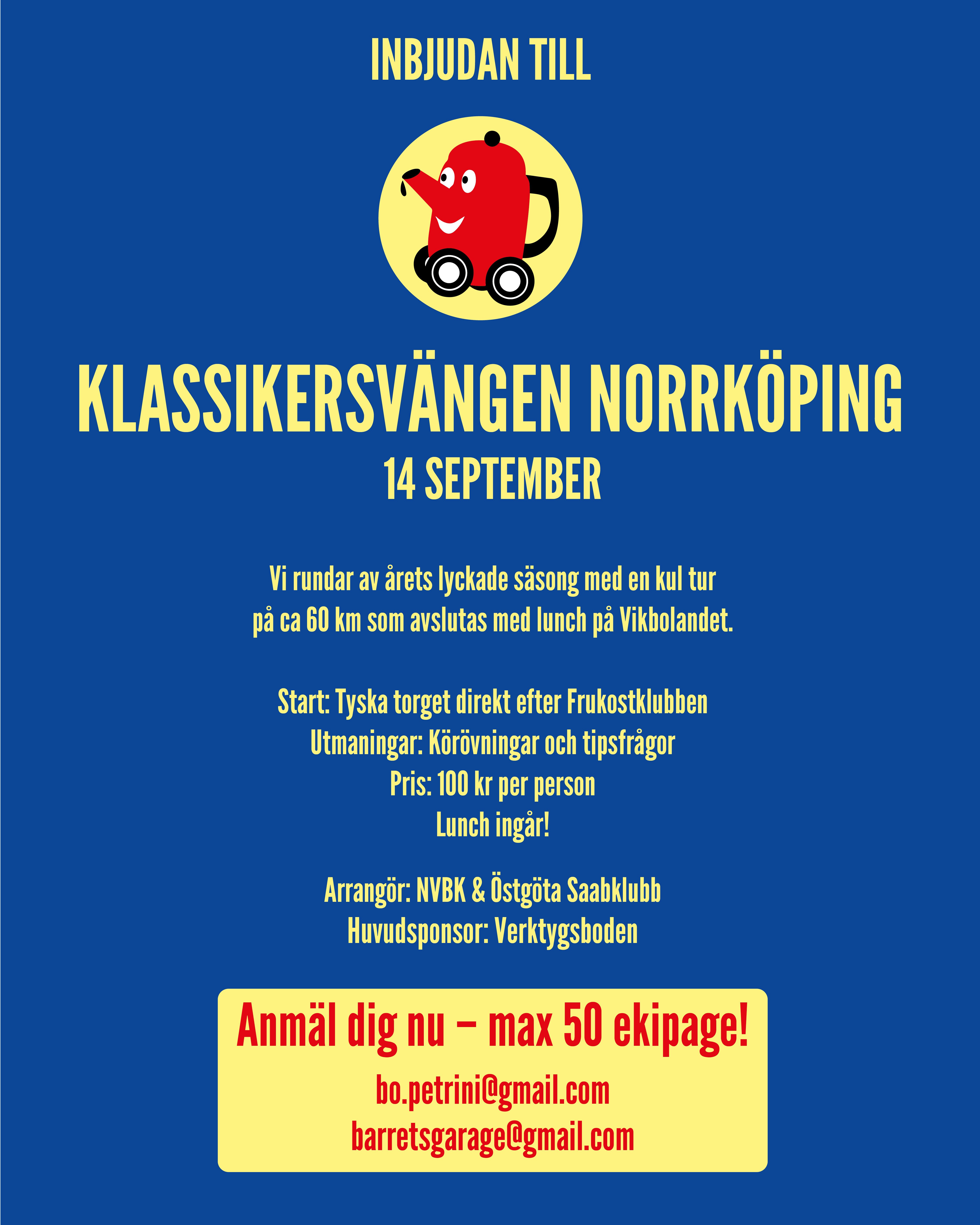 inbjudan klassikersvängen