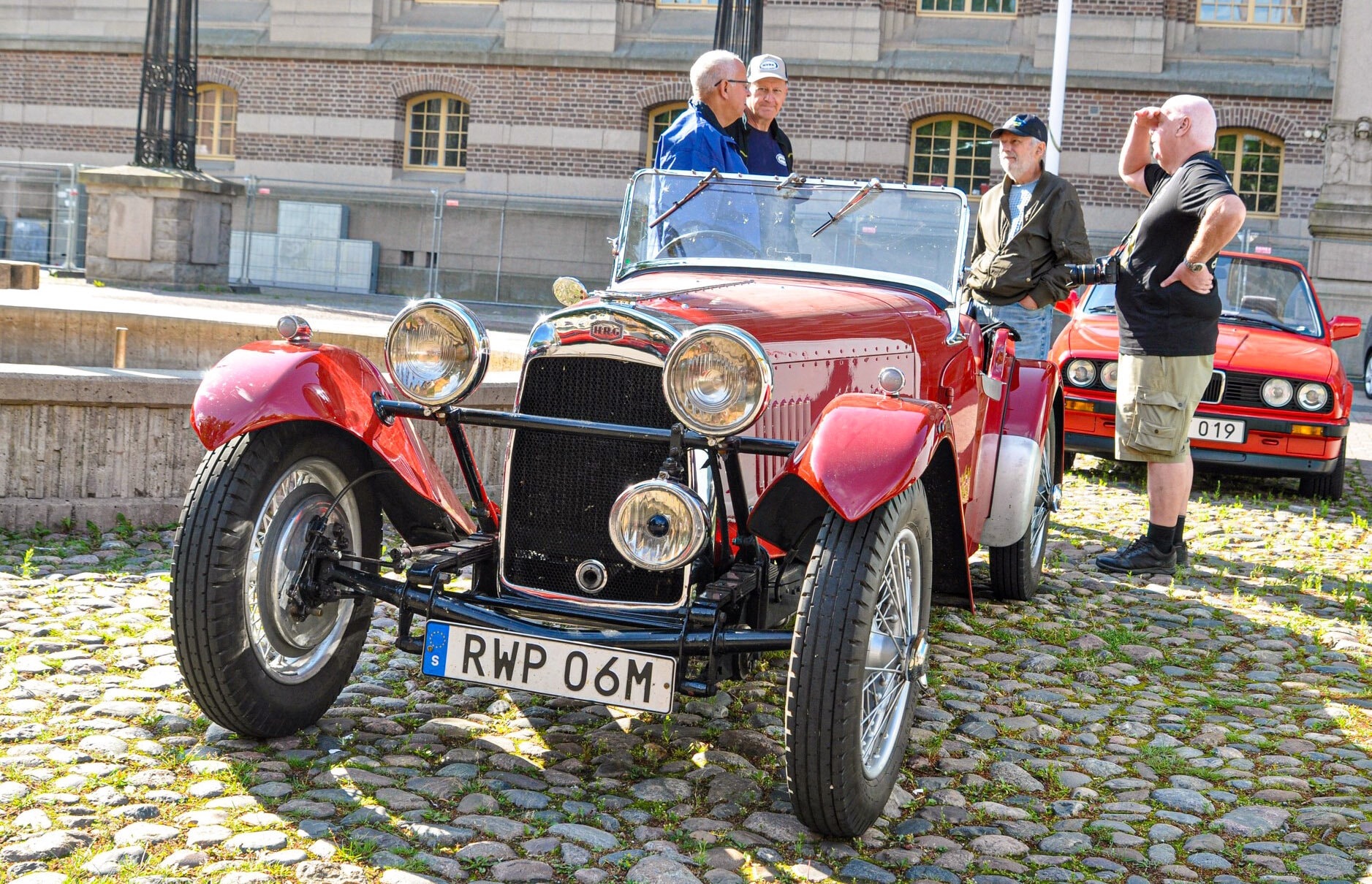 En H.R.G. från 1937 väckte extra stor uppmärksamhet.