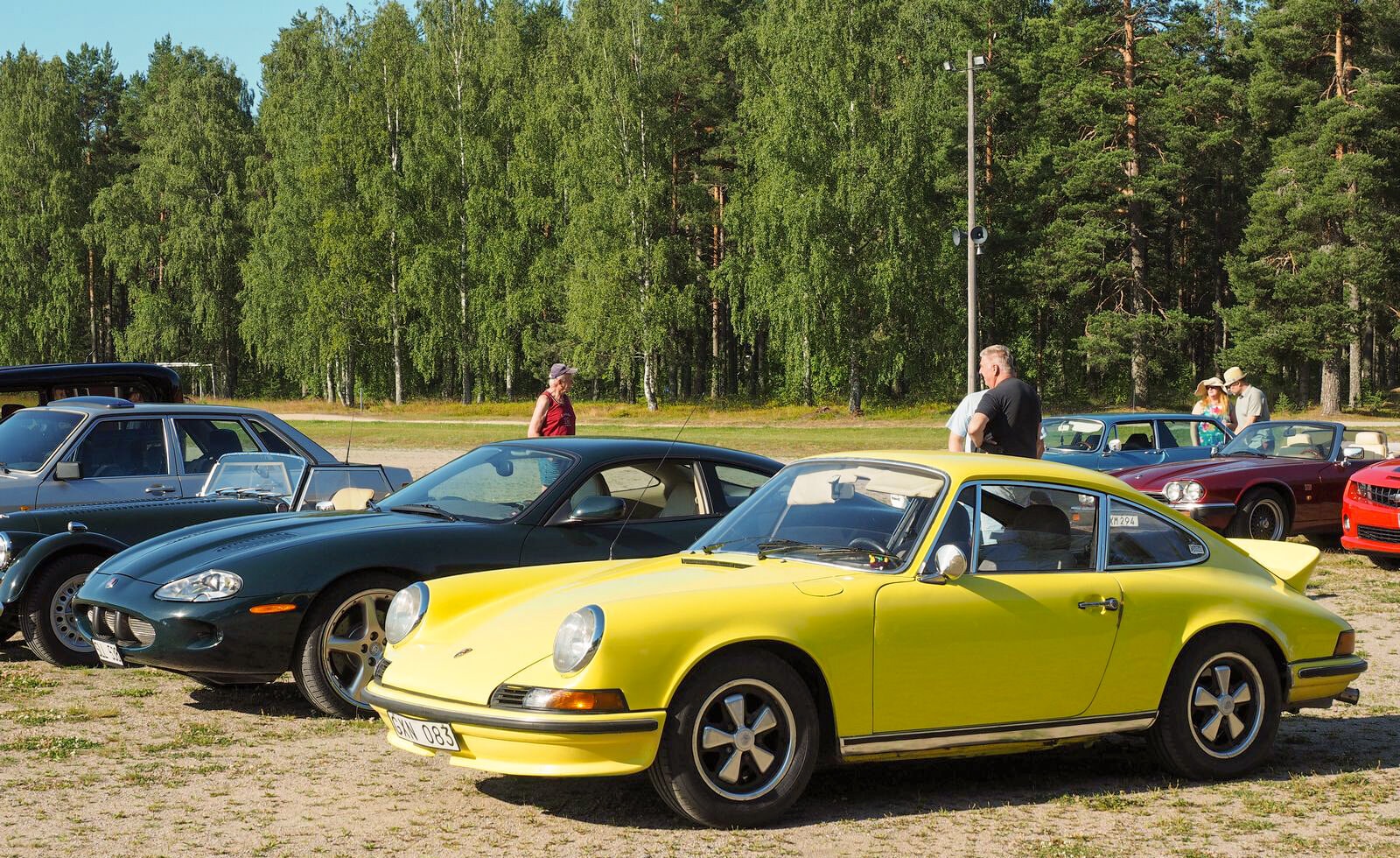 Påfallande många sportvagnar kom till Mohed