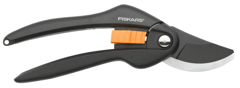 Fiskars Rosesaks Single Step med sideskjær