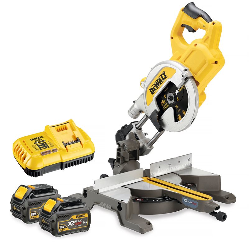 Dewalt Kapp- og gjærsag 54V XR, DCS777T2, inkl. batteri & lader