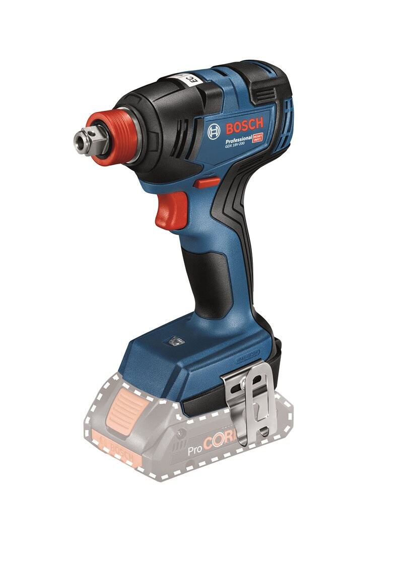 Bosch Slagtrekker-/muttertrekker GDX 18V-200, uten batteri & lader