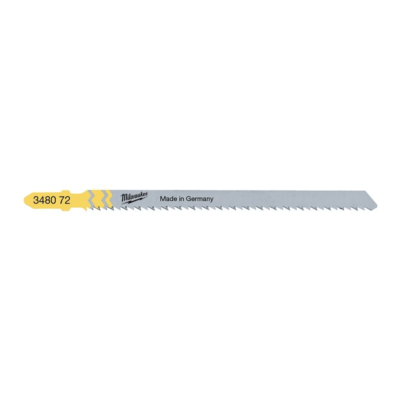 Milwaukee Sticksagblad for benkeplater og laminerte sponplater, 105x2,5 mm, 5-pakk