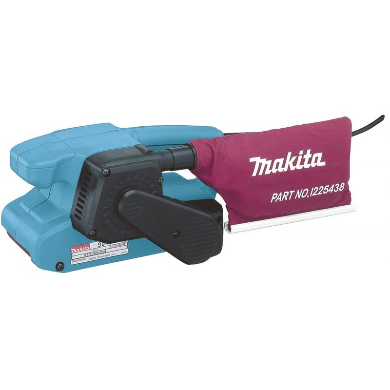 Makita Båndsliper 9911, 650W, 75-270 omdreininger/min, 76 mm.