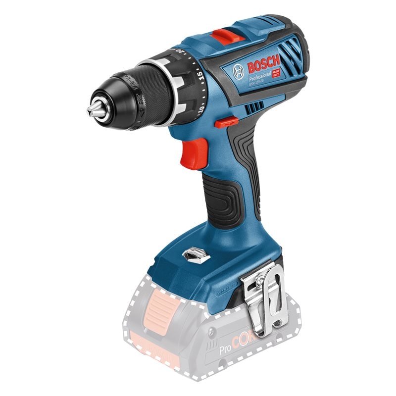 Bosch Skruetrekker GSR 18V-28, uten batteri & lader, 28/63 Nm, 1,5-13 mm