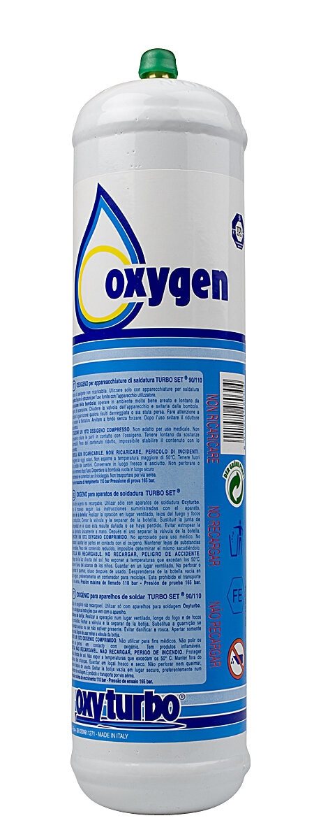 Mex Oksygen O2 110 Bar, 930 ml